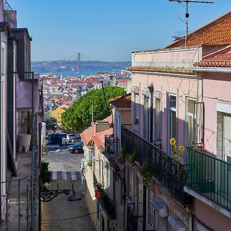 Aesthetic Riverview In Historical Lisbon