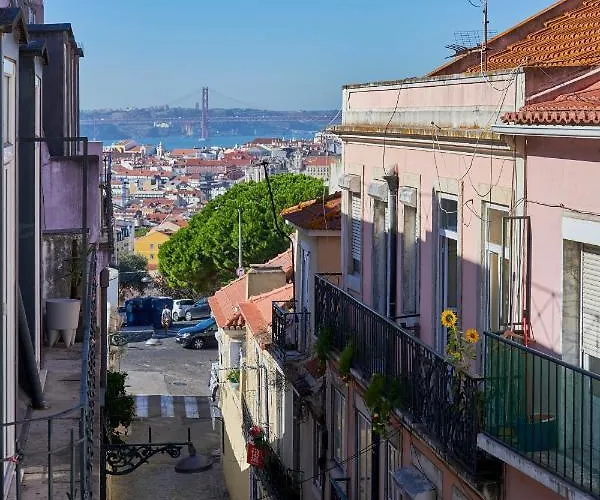 Aesthetic Riverview In Historical Lisboa
